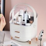 1 pcs organisateur de maquillage bote organisateur cosmtique pour daccessoires de bijoux blanc