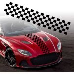 1 pi�ces 27 * 120 cm capot stripe sticker pour voiture auto racing body side stripe decal pour jupe toit ...
