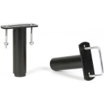 1 pied de liaison mtal h 14  25 cm pour sommier mtal