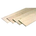 1 planche de balsa 1000 x 100 x 3 mm