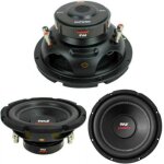 1 pyle plpw8d subwoofer 400 watt rms 800 watt max 8 20 cm dvc bobine double 200 mm 4 + ohm excellent ...