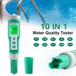 10 - en - 1 testeur de qualit� de leau multifonctionnelle testeur ph m�tre �lectronique avec grand �cran ...