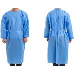 Blouses de protection - non tiss� - taille unique jusquau 120 kg - bleu