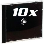 10 boîtiers range - cd double - noir 10 boîtiers range - cd double - noir