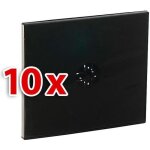 Boîtiers range - cd doubles - pearl - ultra - fins 7mm - noir - pack de 10 - 2 emplacements Boîtiers range - cd doubles - pearl - ultra - fins 7mm - noir - pack de 10 - 2 emplacements