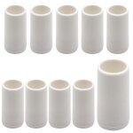 10 but�e d?arr�t blanche - pour volet roulant - avec rondelles et vis de fixation