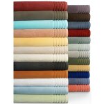 10 draps de bain luxe 50x100 cm de 600 � 850 gr / m� hotel spa z�ro twist 100% coton �gyptien .
