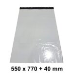 10 enveloppes plastique blanches opaques xxl 550 x 770 + 40 mm rabat 10 enveloppes plastique blanches opaques xxl 550 x 770 + 40 mm rabat