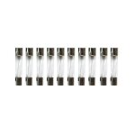 10 pcs 6 x 30mm coup rapide tube en verre fusibles 25a 250v