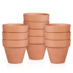 10 pcs mini pots en terre cuite de fleurs c�ramique rouge pour succulentes cactus pot de fleur