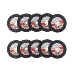 10 pièces 75mm mini disque de coupe circulaire résine meule pour 10mm alésage meuleuse dangle bois carrelage ... 10 pièces 75mm mini disque de coupe circulaire résine meule pour 10mm alésage meuleuse dangle bois carrelage ...