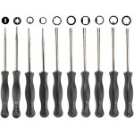 10 pieces regler le carburateur outil de reglage de tournevis kit avec nettoyage de carb aiguilles brosses ...