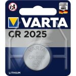 10 piles varta cr2025 lithium 3v