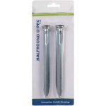 10 piquets corniere acier 18cm