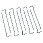 Piquets de tente - semptec - longueur 23 cm - acier galvanis - diamtre 6 mm - pack de 10