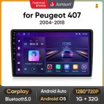 10 pouces autoradio android 13 carplay voiture pour peugeot 407 2004 - 2011 �cran tactile gps rds wifi ...