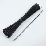 100 collier de serrage crant nylon noir 3. 6x300 rilsan pour moto scooter quad