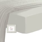 100% coton drap housse 120x200 1 personne gris satin de coton merceris� 400 fils drap housse bonnet de ...