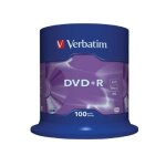 100 dvd + r vierge verbatim