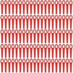 Lame rechange - einhell - ge - ct 18 li - 100 pices - plastique - rouge