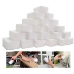 100 pcs eponges magiques eponge en melamine de nettoyage - blanche 10x6x2cm - gomme magique