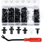 100 pcs rivet fixation clips en plastiqueclips voiture pour auto panneaux avec bote de rangement et ...