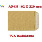 100 - pochette a5 enveloppe a5 162 x 229 mm enveloppe kraft 90g fermeture avec bande adhsive autocollante ...