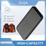 Batterie externe - mioloe - 10000mah - usb - 5v 2a - pour gilet chauffant
