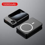 Batterie externe - mioloe - 10000mah - charge rapide - filaire 22. 5w - sans fil 15w