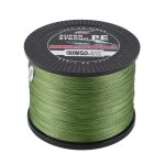 1000m pe tress ligne de pche rsistant  labrasion 0. 37mm 27. 2kg ligne de pche vert arme