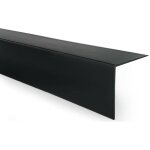 Corni�re pvc rigide adh�sive 50x50mm protection angle mur anti - choc noir 100 cm quest