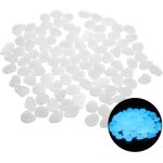 Galets lumineux - artificiels - 100pcs - blanc - fluorescent - décoration jardin chemin piscine Galets lumineux - artificiels - 100pcs - blanc - fluorescent - décoration jardin chemin piscine