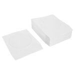 100pcs pochettes cd transparentes avec fenêtre pour dvd anti - poussière et réutilisables 100pcs pochettes cd transparentes avec fenêtre pour dvd anti - poussière et réutilisables