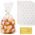 100pcs sacs en cellophane transparentsachet bonbons sachets - cadeaux en cellophane sachet pour biscuit ...