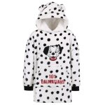 Les 101 dalmatiens sweat � capuche / peignoir blanc pour enfant
