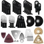 105 pices lames de scie oscillantes universelles accessoires outils multifonctions compatible dewalt ...