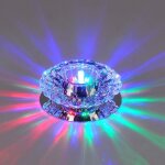 10cm cristal plafonnier en acier inoxydable moderne led lampe spot de plafond - lumière multicolore 3w ... 10cm cristal plafonnier en acier inoxydable moderne led lampe spot de plafond - lumière multicolore 3w ...