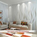 10m papier peint 3d intiss moderne minimaliste courbes brillance pour chambre salon tv fond