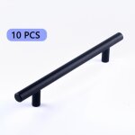 10pcs t bar bâton cuisine armoire porte poignées placard tiroir chambre meubles tirer noir entraxe 10pcs t bar bâton cuisine armoire porte poignées placard tiroir chambre meubles tirer noir entraxe