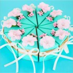 10pcs bo�te � drag�e mariage / bo�te de bonbons pour mariage bapt�me (bleu)