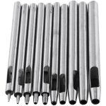 10pcs en cuir trou perfor ensemble kit de perforateur en cuir en cuir outil de mtier creux pour joint ...