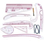 10pcs règle vêtement dessin mesure diy 10pcs règle vêtement dessin mesure diy