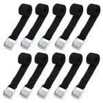 10pcs sangle darrimage 2 * 39cm kit de fixation pour moto - voiture - porte vlo sangle de serrage charge ...
