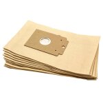 Vhbw 10x sacs compatible avec bosch bsn 0001 - 9999 big bag 3l 1600 1810 2010 aspirateur - papier 28cm ...