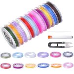 Fils pour bracelets perles - marsee - 12 pcs - fil cristal Élastique 05mm - cordon elastique extensible ... Fils pour bracelets perles - marsee - 12 pcs - fil cristal Élastique 05mm - cordon elastique extensible ...