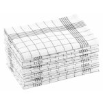 Torchons - rosenstein & sohne - 50 x 70 cm - coton absorbant - lavables  90 c - gris