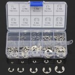 Circlips extrieurs - non spcifi - 120pcs - acier inoxydable - 1. 2 - 10mm - rsistance  la corrosion ...