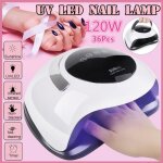 120w lampe uv sche - ongles vitesse rapide gel lumire lampe  ongles led avec minuterie et capteur ...