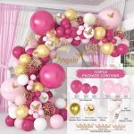 123 pièces ballon en latex guirlande arquée décoration de mariage fête danniversaire saint valentin et ... 123 pièces ballon en latex guirlande arquée décoration de mariage fête danniversaire saint valentin et ...