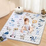 127x127cm tapis antid�rapant tapis chambre enfant pliable epais motif animaux